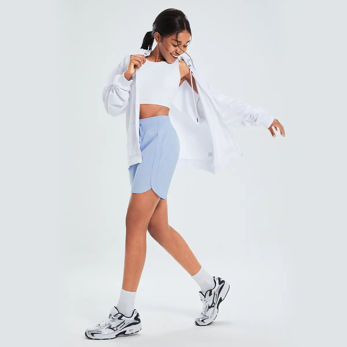 Women's 3‘’/5''/7'' Athletic Long Running Shorts High Waistband Quick Dry Bermuda Shorts for Gym Hiking Workout Lounge Casual Womenswear