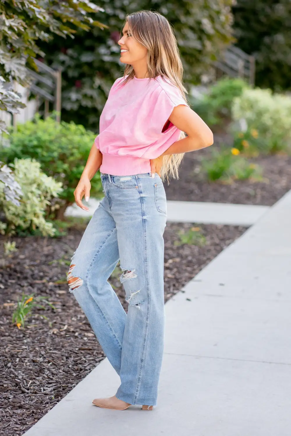 Rainbow Thread High Rise 90s Magic Rigid Straight