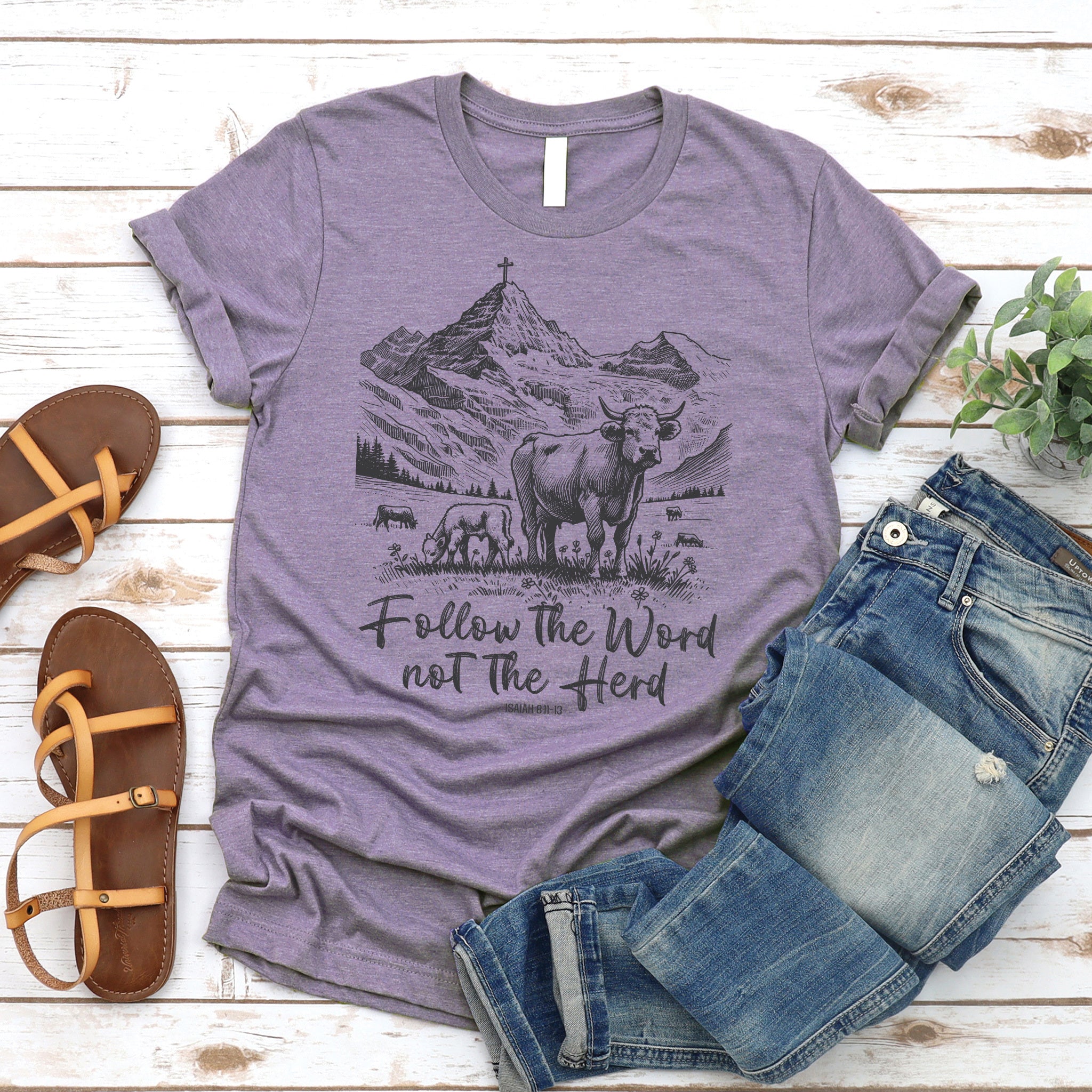 Follow The Word Not The Herd Tee