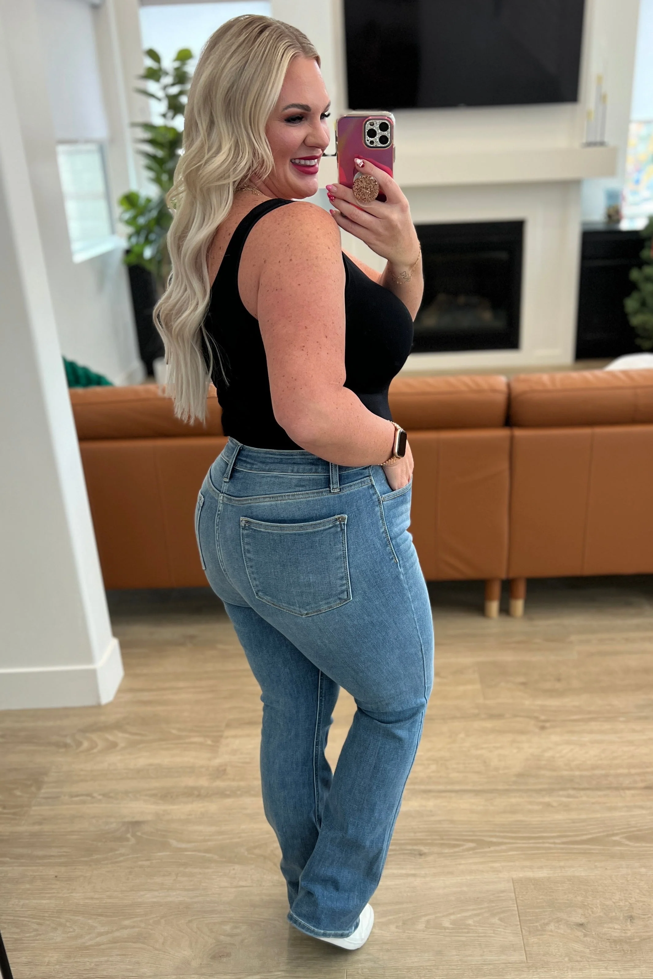 High Rise Classic Bootcut Jeans