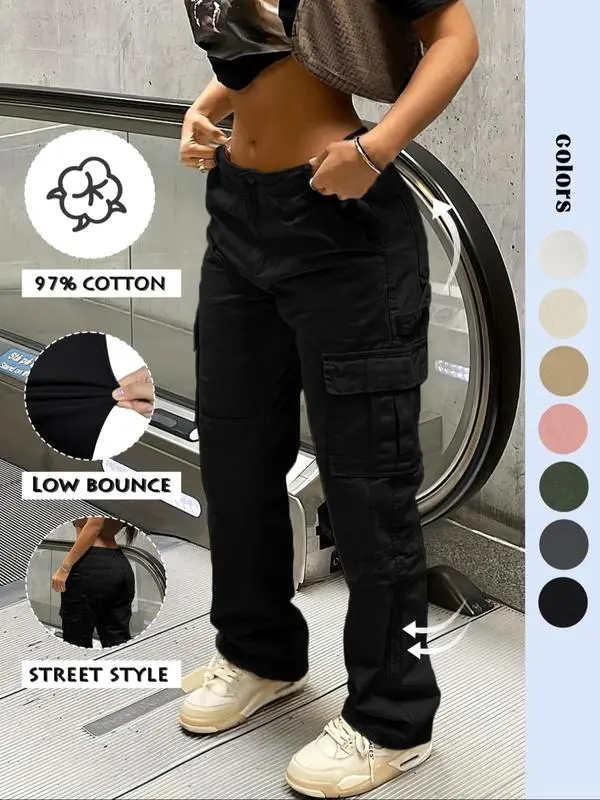 Women’s Baggy Cargo Pants – Comfortable Casual Streetwear