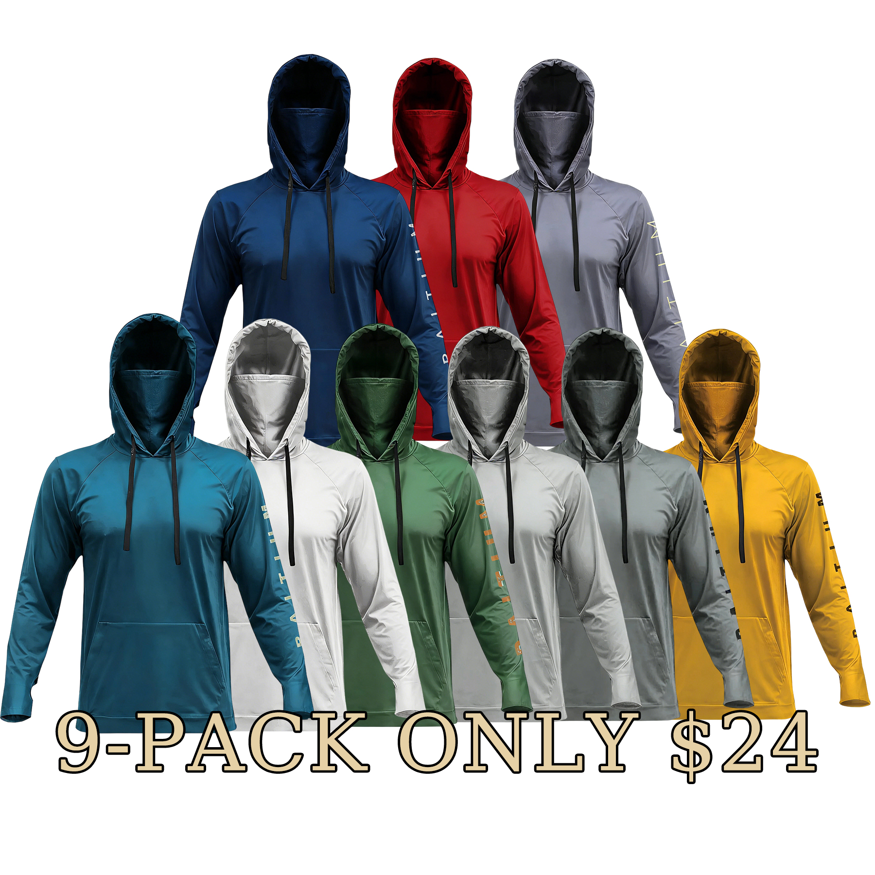 ☀️Men’s UPF 100 Sun Protection Hoodie with UV Detection