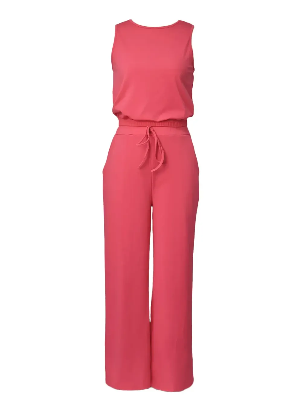 Women’s Spring/Summer Two-Piece Lounge Set with Pockets, Snatched & Comfy Sleeveless Top