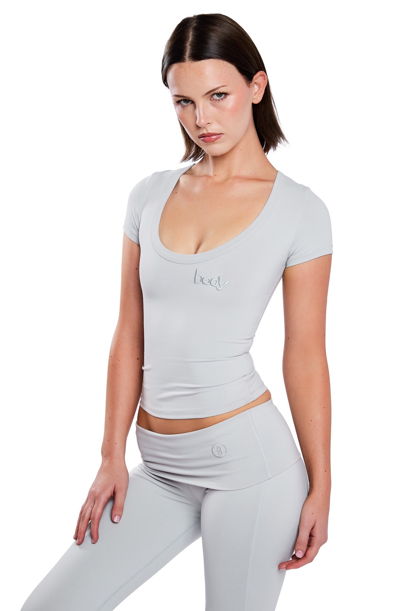 YOGA FULL LENGTH TOP (SLATE GREY)