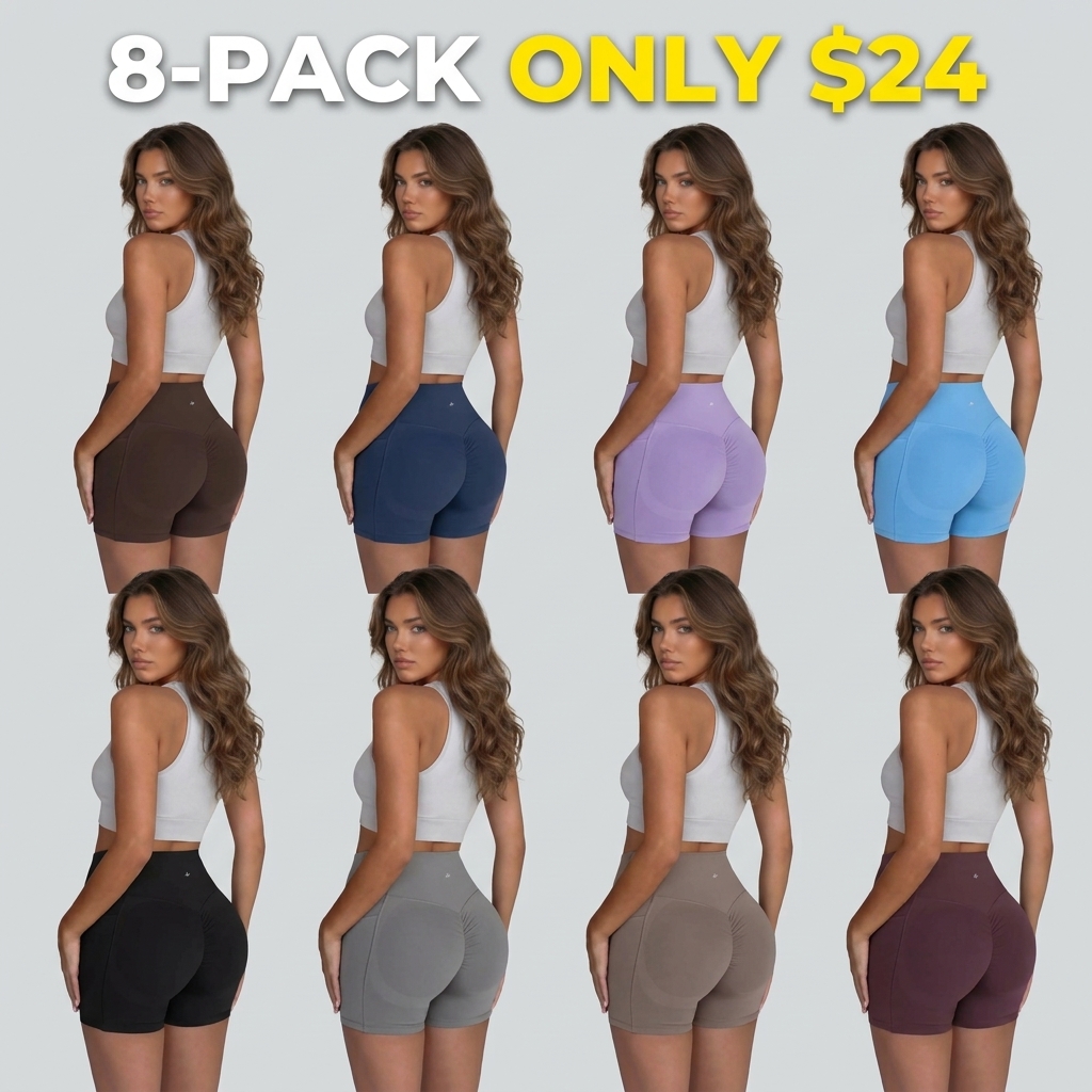 Women's High Waisted Sculpting Biker Shorts