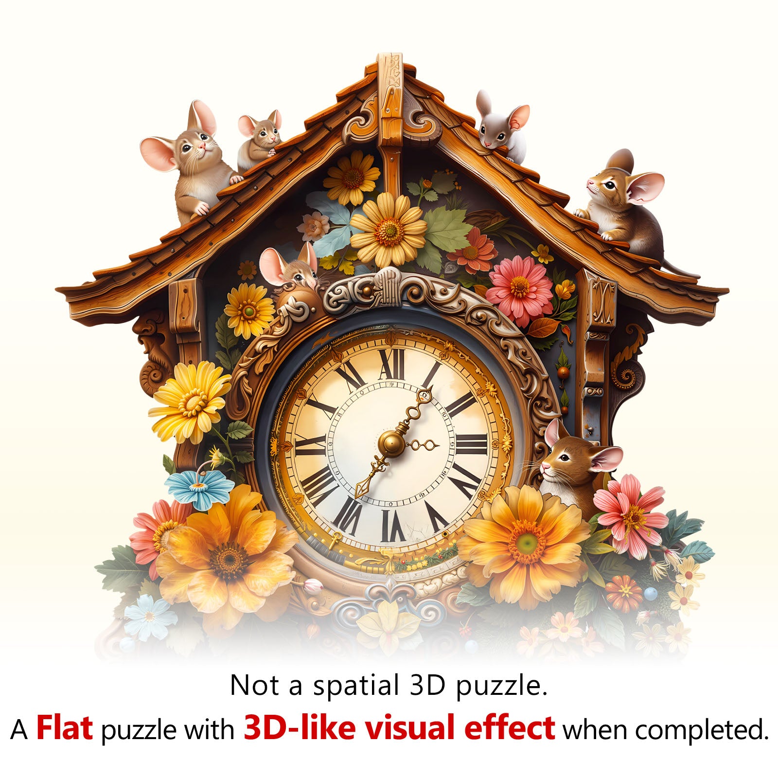 Nature’s Clockwork Wooden Jigsaw Puzzle