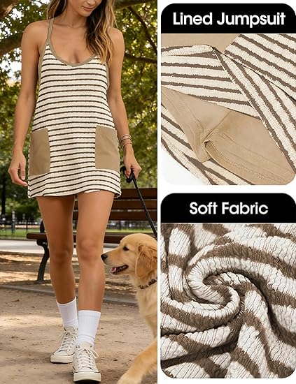 【Stock Up Deals】Everyday Active Mini Tennis Dress with Built-In Shorts