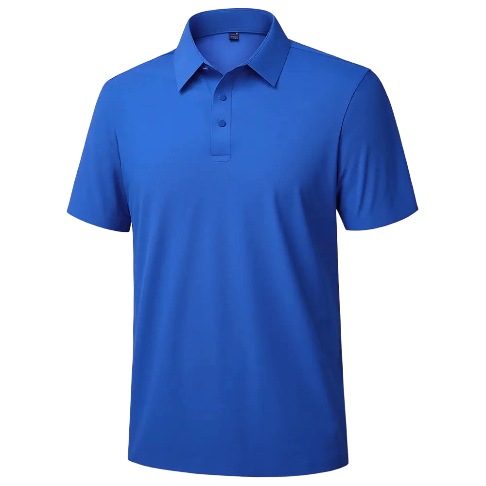 Men's Pique Polo Shirt Dry Fit Golf Shirts Short Sleeve Moisture Wicking Slightly Stretchy Casual Business Wear