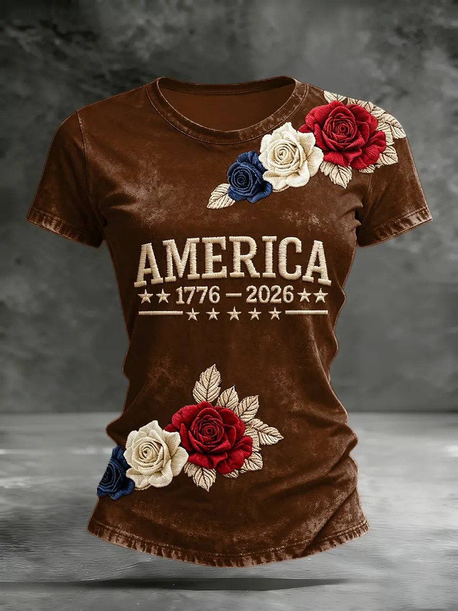 Women's America 250th Anniversary Print T-Shirt