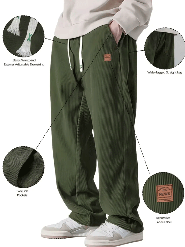 The Classic Corduroy - Men's Easy-Fit Lounge Pants