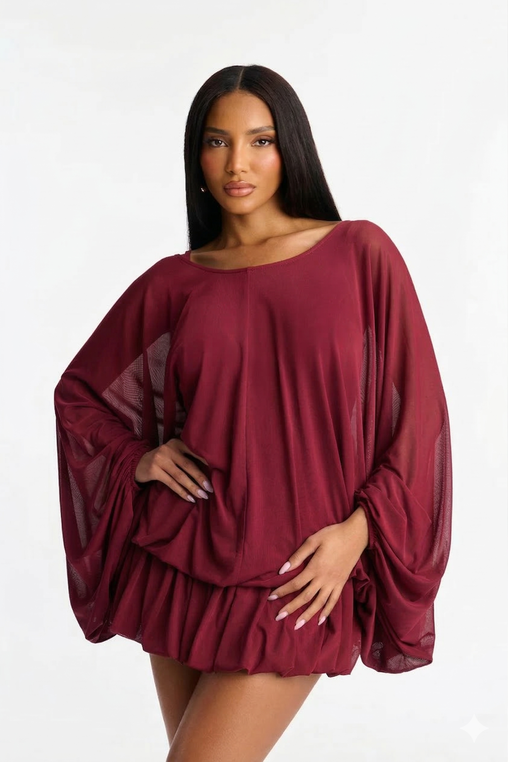 🔥The It Girl Backless Mesh Mini Dress