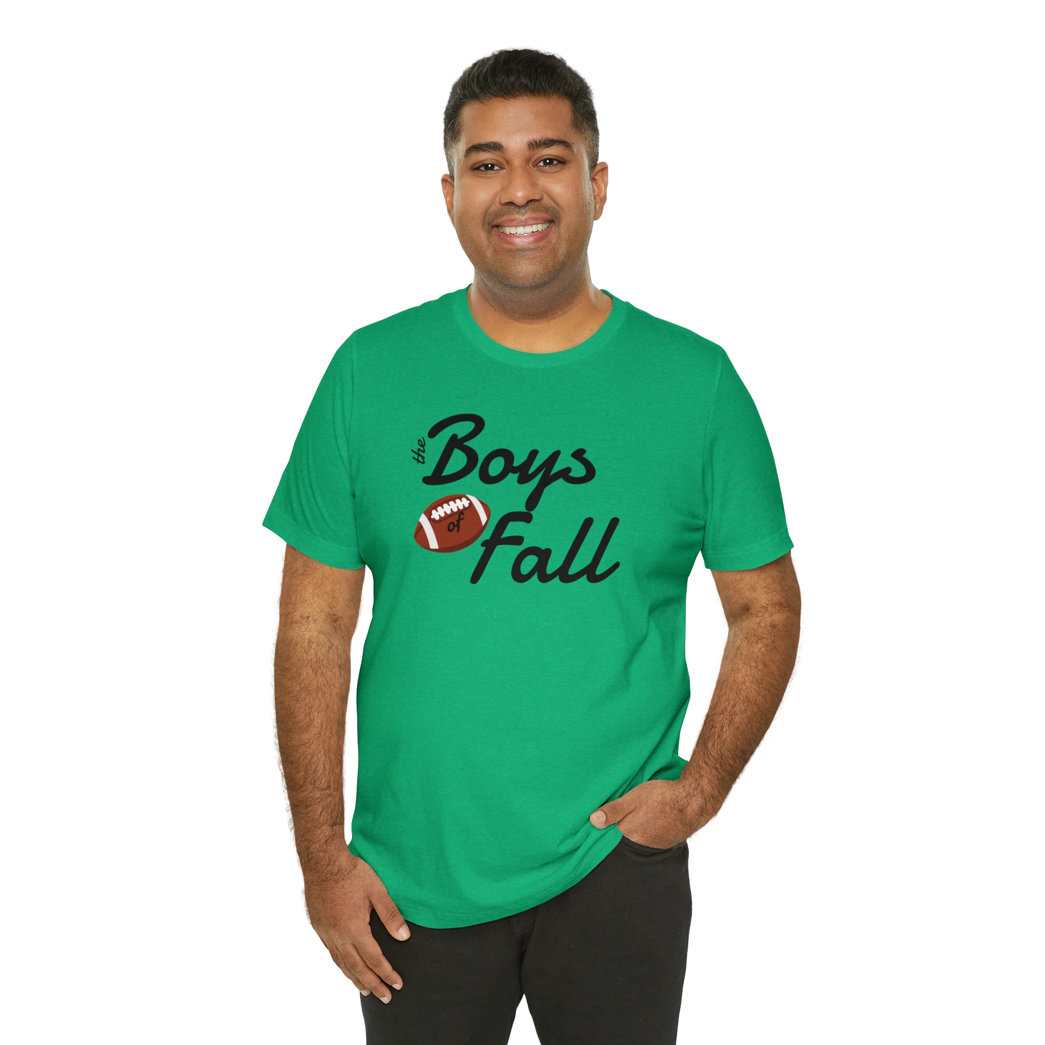 Boys of Fall Football Patch Unisex Softstyle T-Shirt