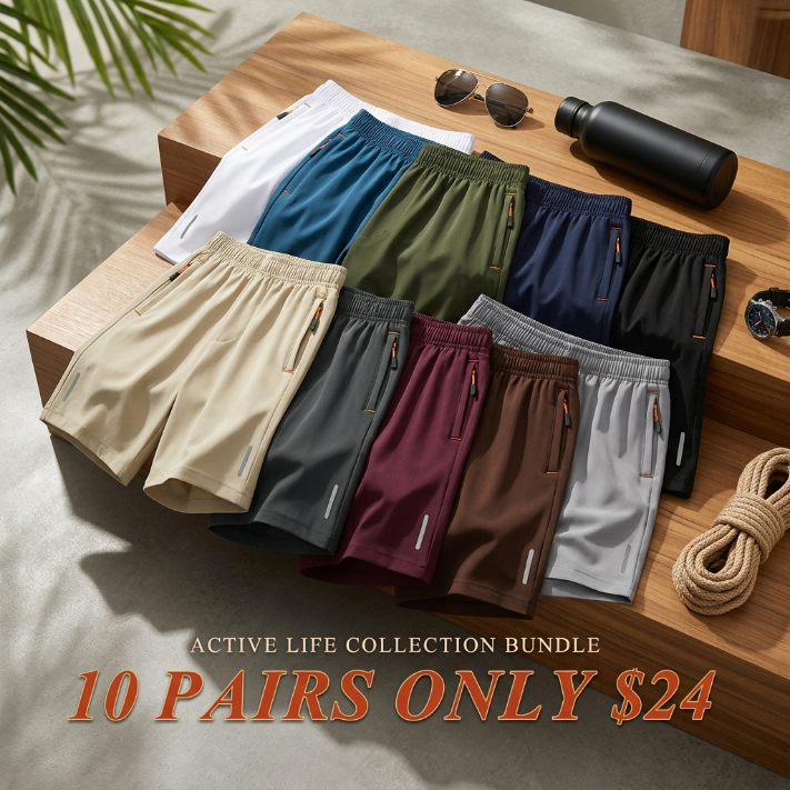 🔥Last day promotion! Men's Quick-Dry Athletic Shorts