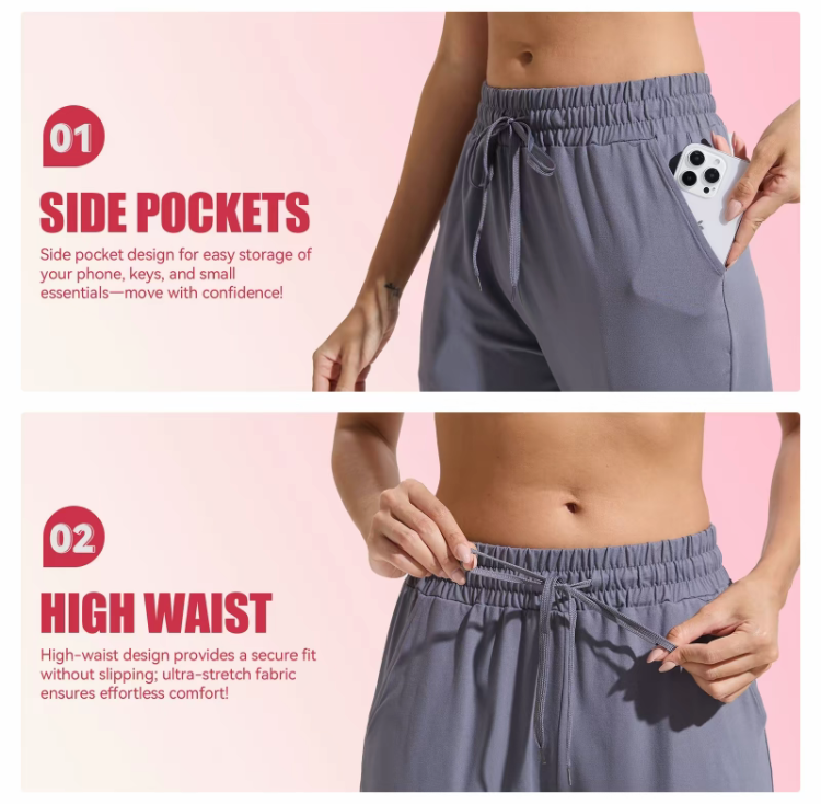 🔥SHOWITTY Plus Size Women's Sweatpants – High-Waisted Joggers with Pockets for Lounging,Workouts & Yoga🔥