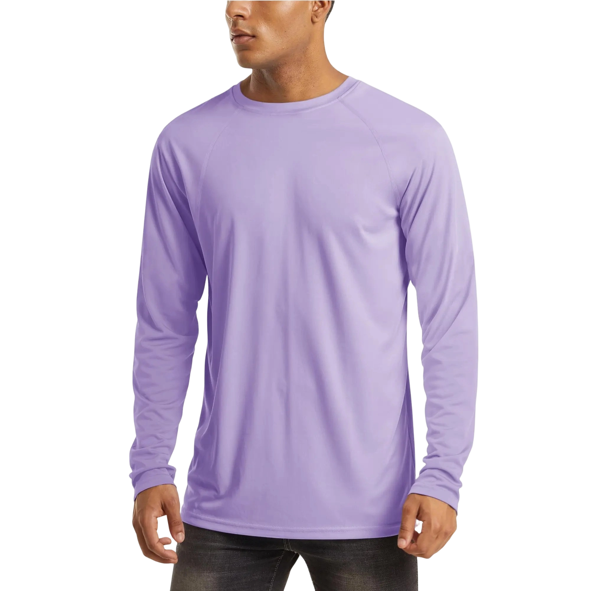 Men's UPF 50+ Long Sleeve Quick Dry Rash Guard Shirt