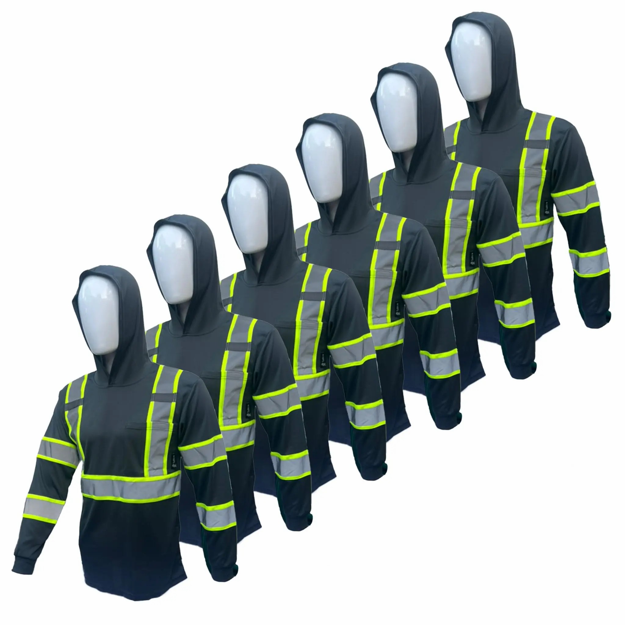 🔥🔥Tuglow Class 3 Premium Hi-Vis Long Sleeve Hoodie - Ultimate Work Protection