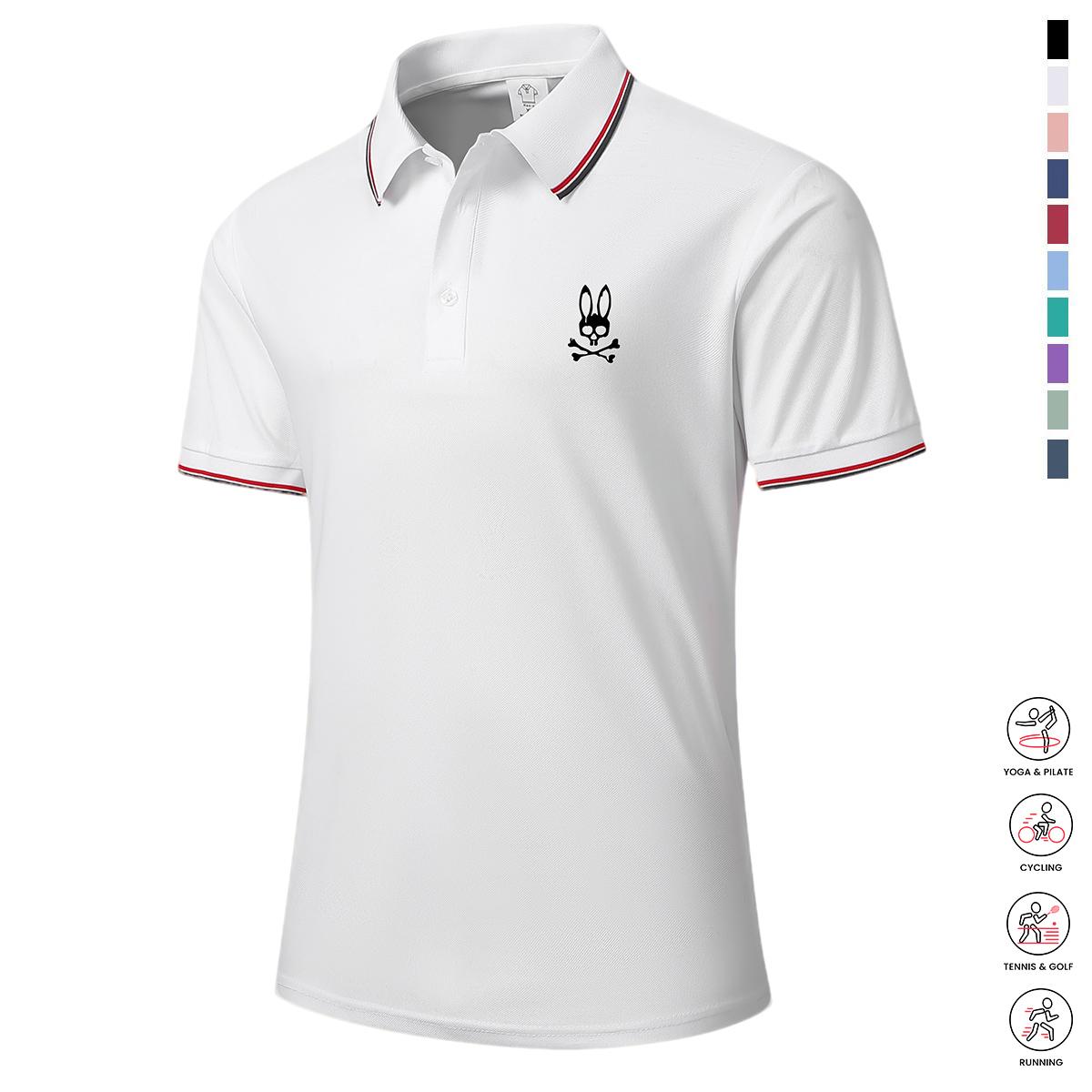 Men's Casual Short-Sleeve Polo Shirt