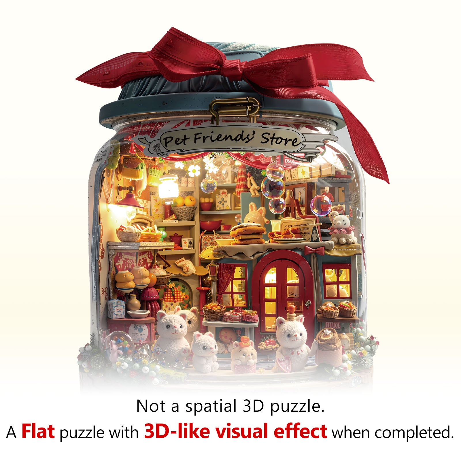 Pet Friends’ Store Wooden Jigsaw Puzzle