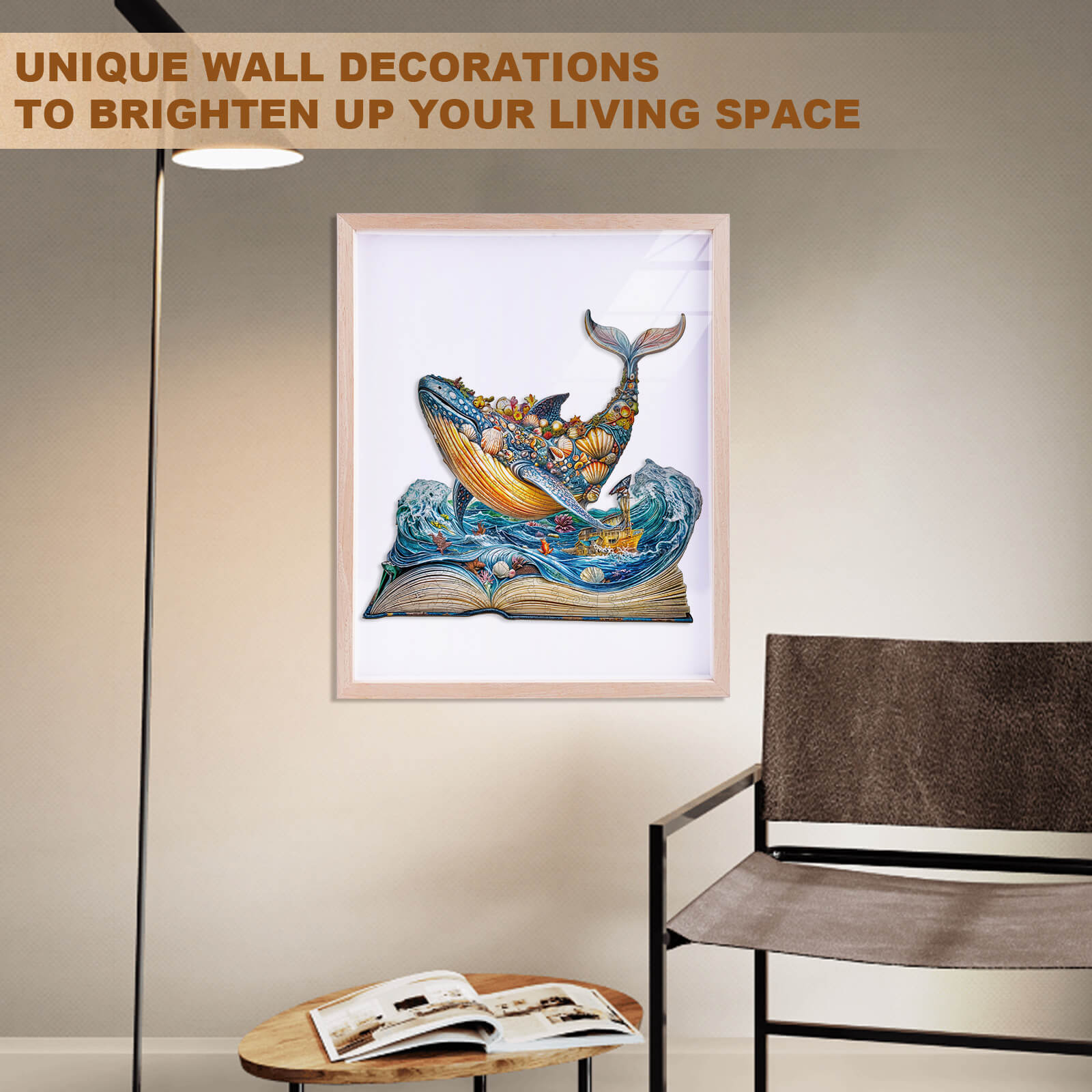 Whale Story-1 Wooden Jigsaw Puzzle