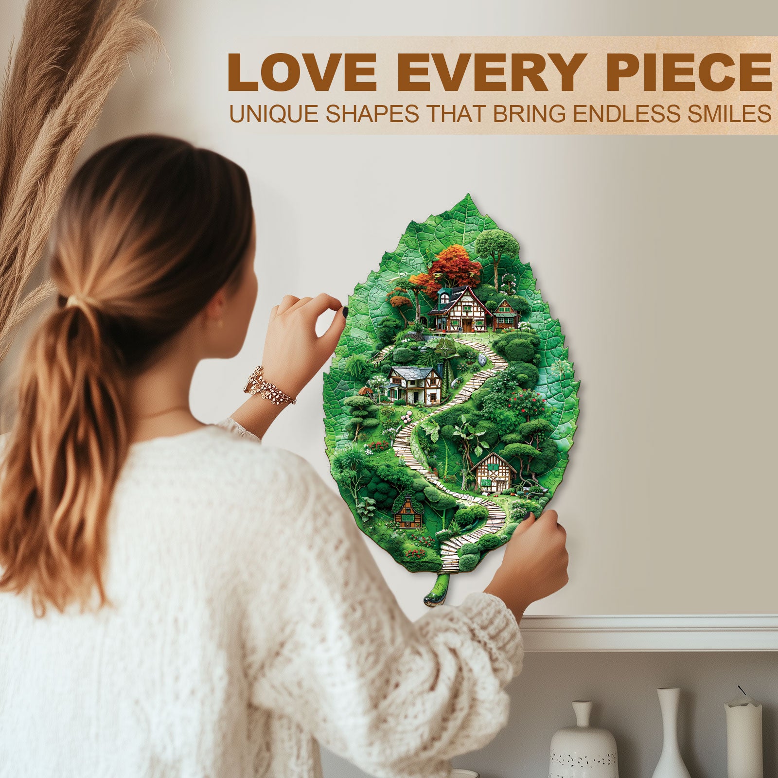 Forest Pathway Wooden Jigsaw Puzzle