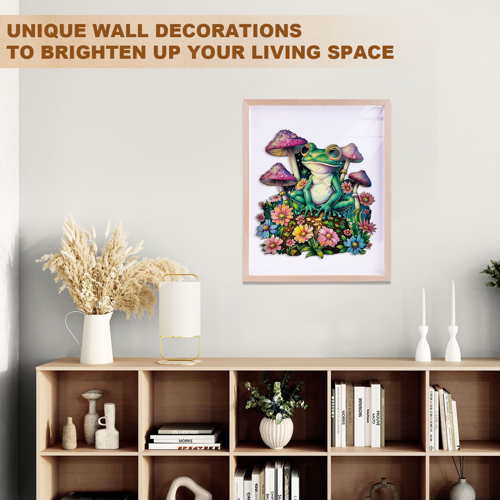 Stardew Garden Frog Wooden Jigsaw Puzzle