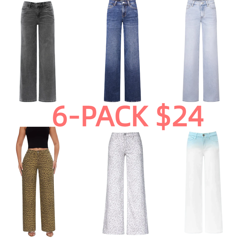 Mid-low Rise Baggy Jeans