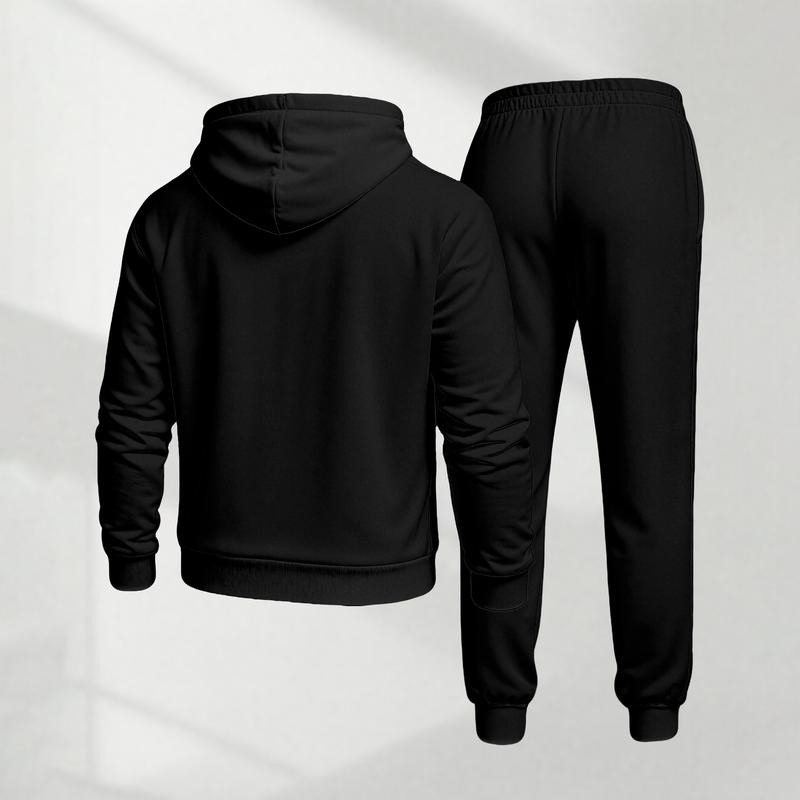 Men's Goat 23 Pattern Print Hoodie and Drawstring Sweatpants Set