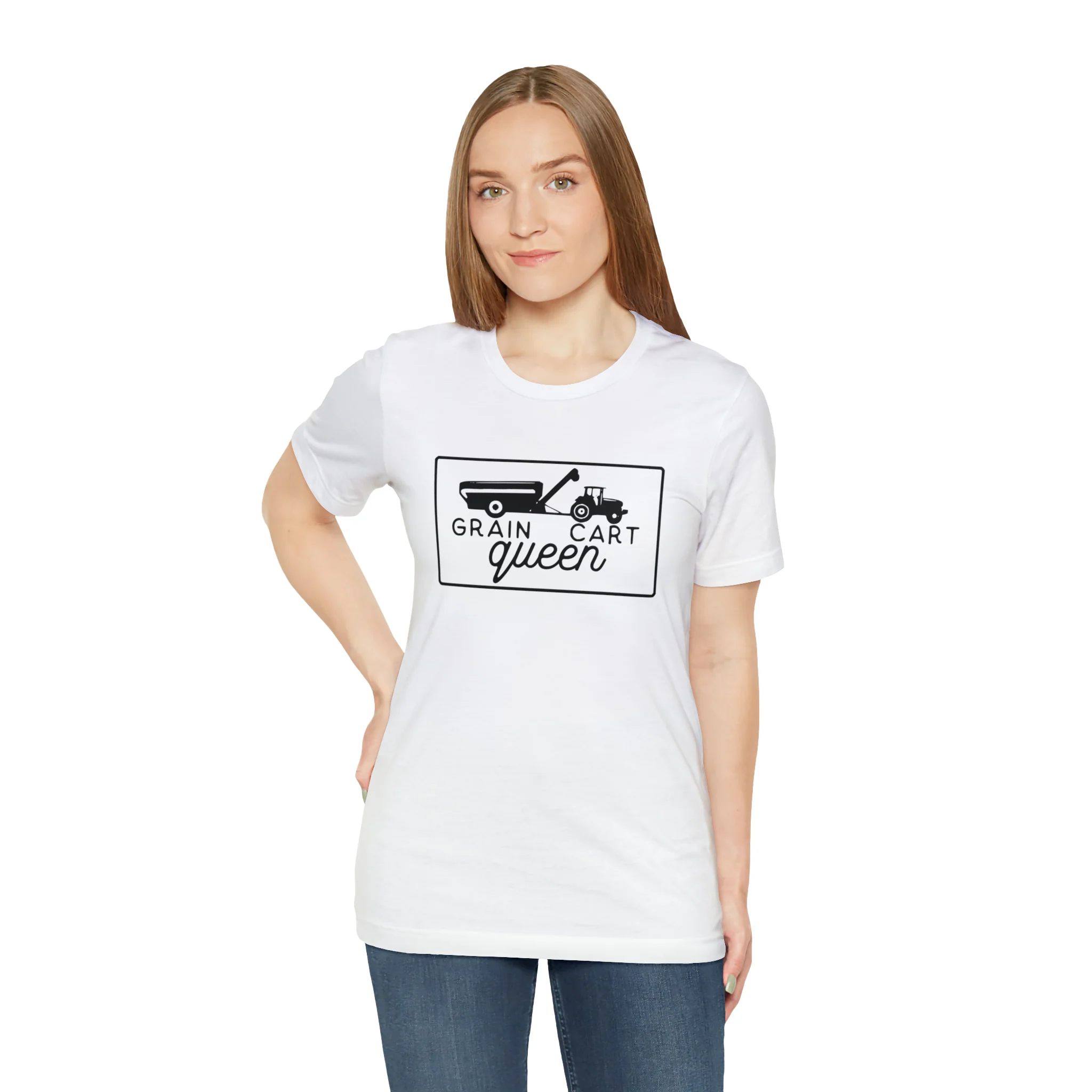 Grain Cart Queen Unisex Jersey Short Sleeve Tee