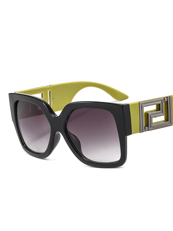 Geometric Hollow Sun-Protection Sunglasses Accessories