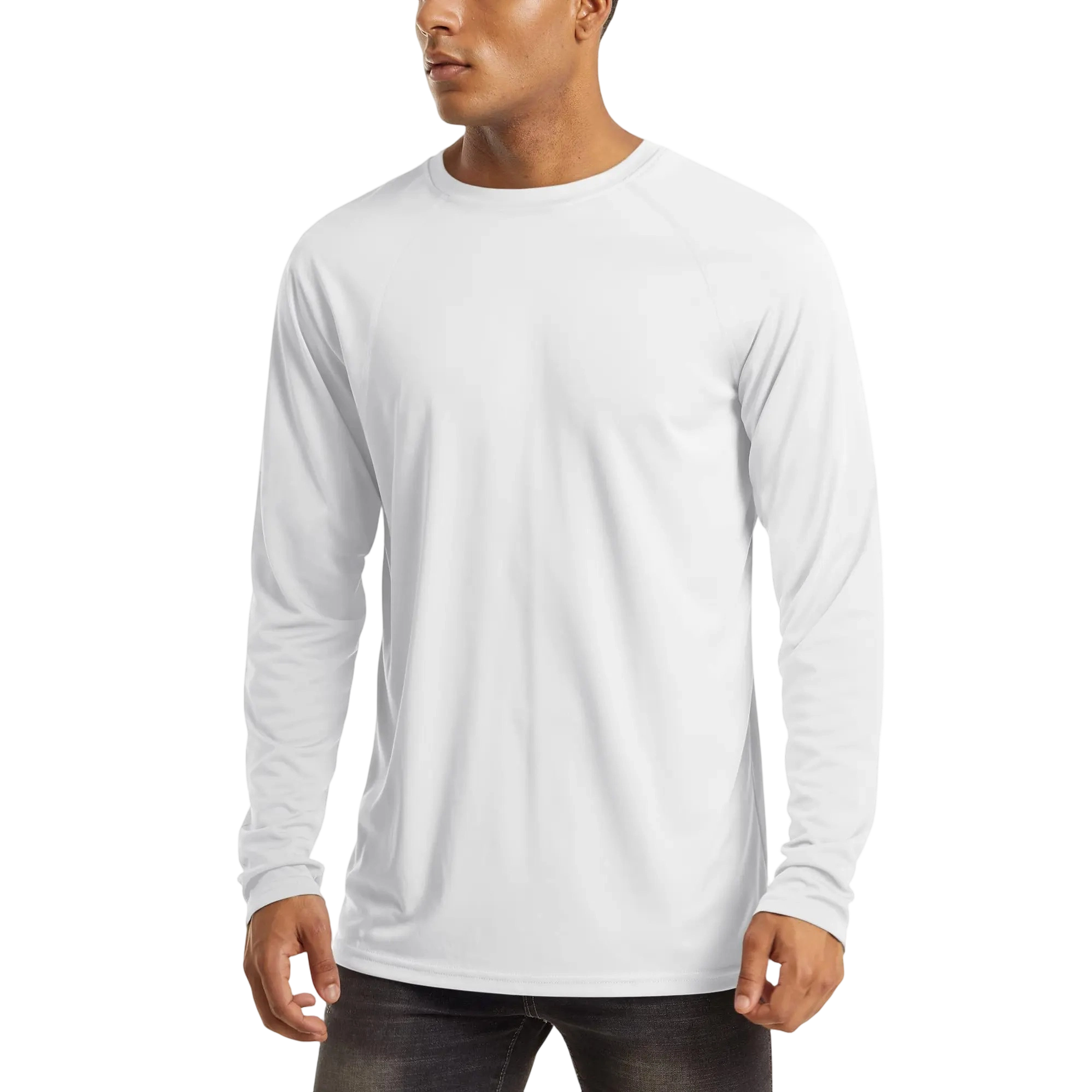 Men's UPF 50+ Long Sleeve Quick Dry Rash Guard Shirt