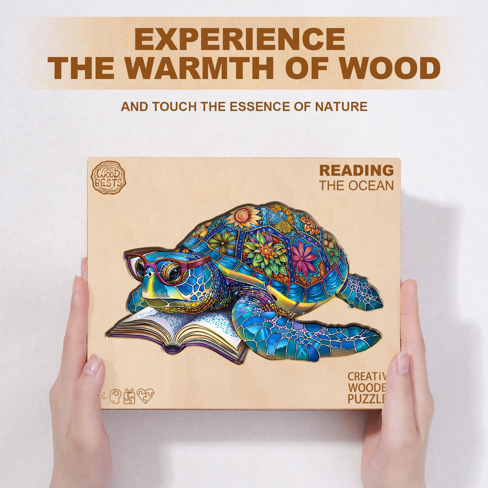 Reading The Ocean Wooden Jigsaw Puzzle