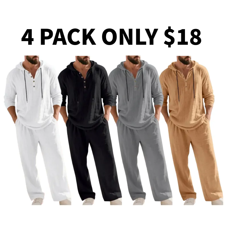 Men's Hoodie & Jogger Set Casual Loungewear 2-Piece Set