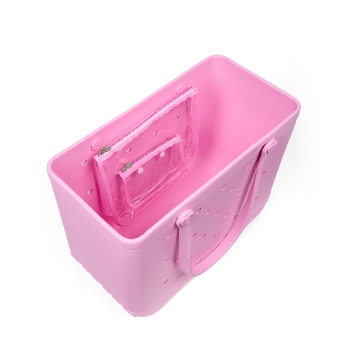 Original Bogg Bag - Cut Out Heart Pink Taffy