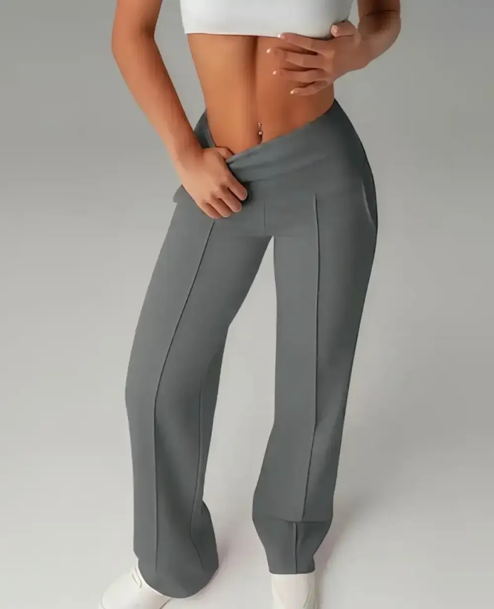 🔥Women's  Wide Leg High Waist Sporty Casual Sweatpants with Pockets