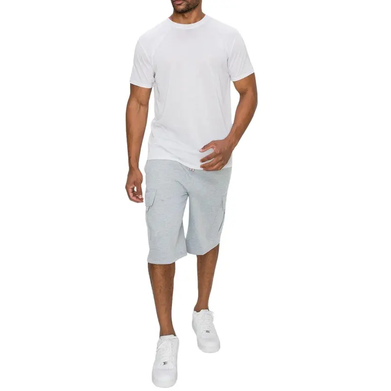 Baggy fit Fleece Shorts Menswear Cargo pocket