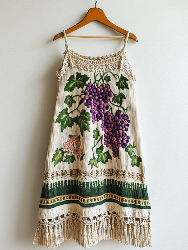 Knitted Summer Fashion Hollow Dress 6abd