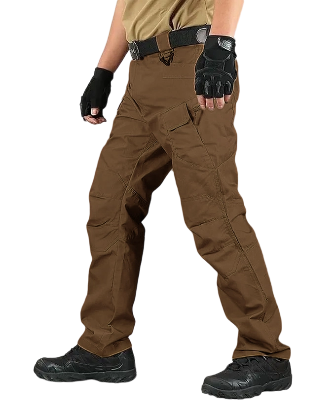 7-Packs Men's Lightweight Cargo Straight-Leg Pants – Multi-Pocket Durable Design for Spring & Autumn