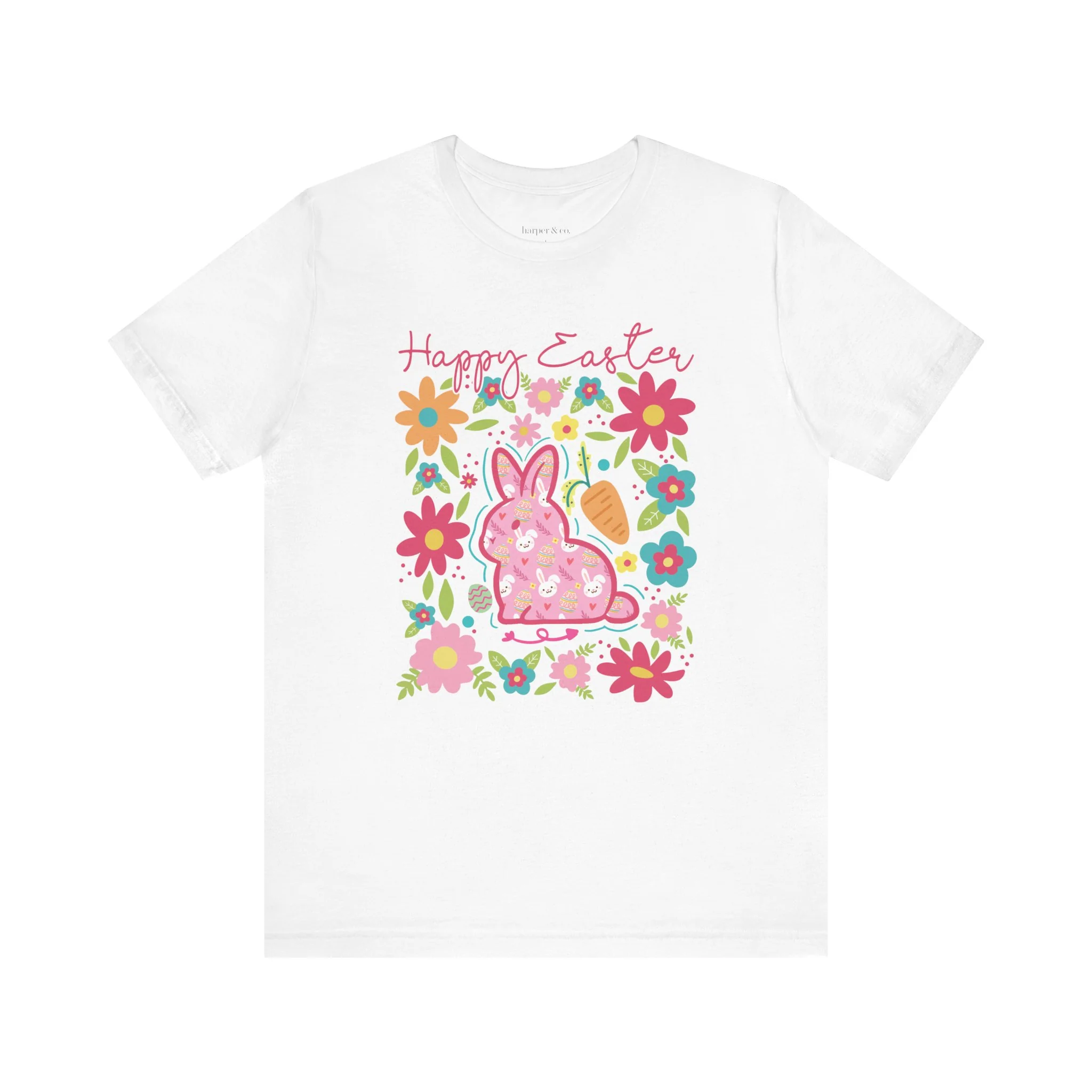 Happy Easter Bella Canvas Unisex Jersey Short Sleeve Tee