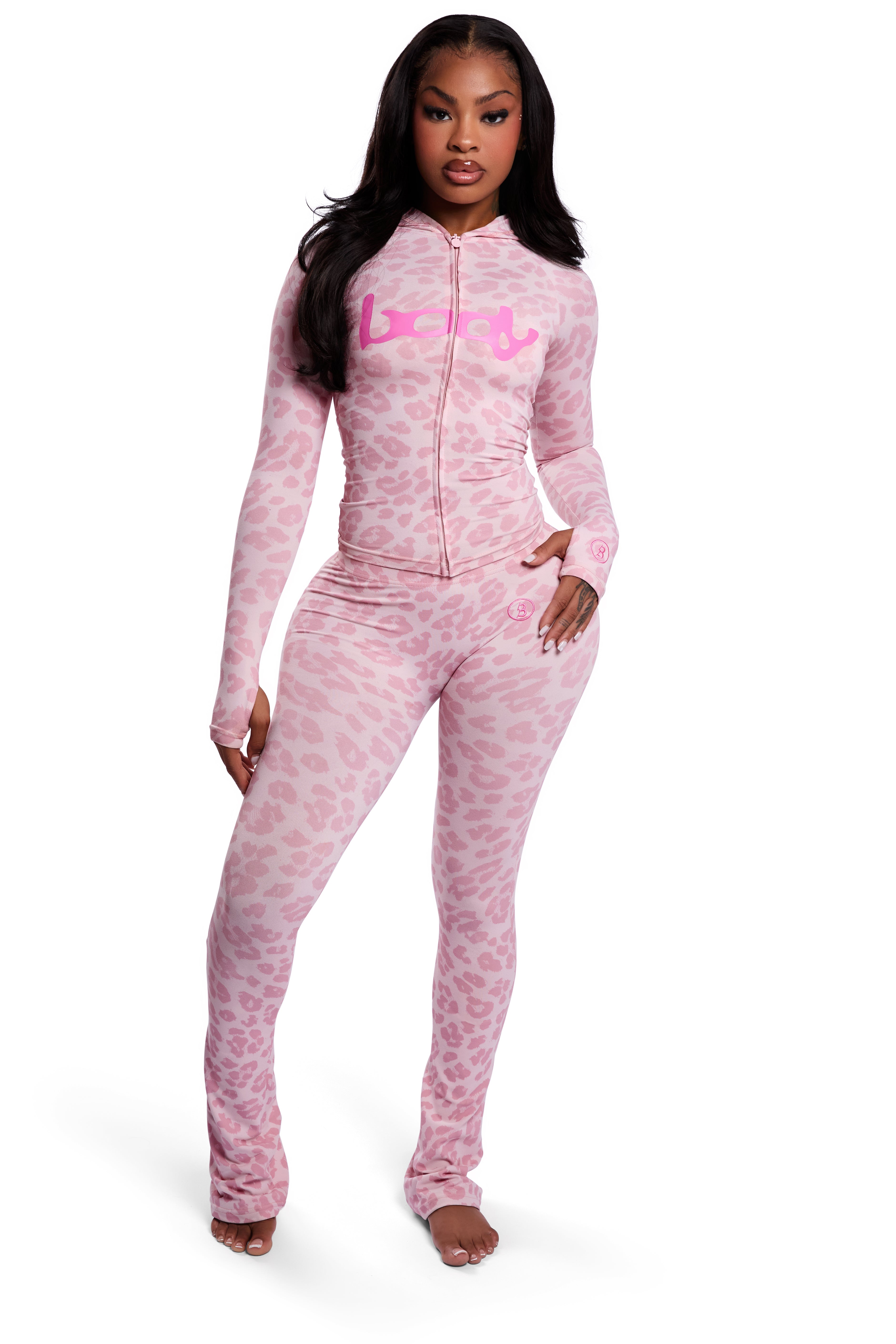 BASICS ULTRA LOW-RISE LEGGINGS 2.0 (PRETTY PINK GIRAFFE)