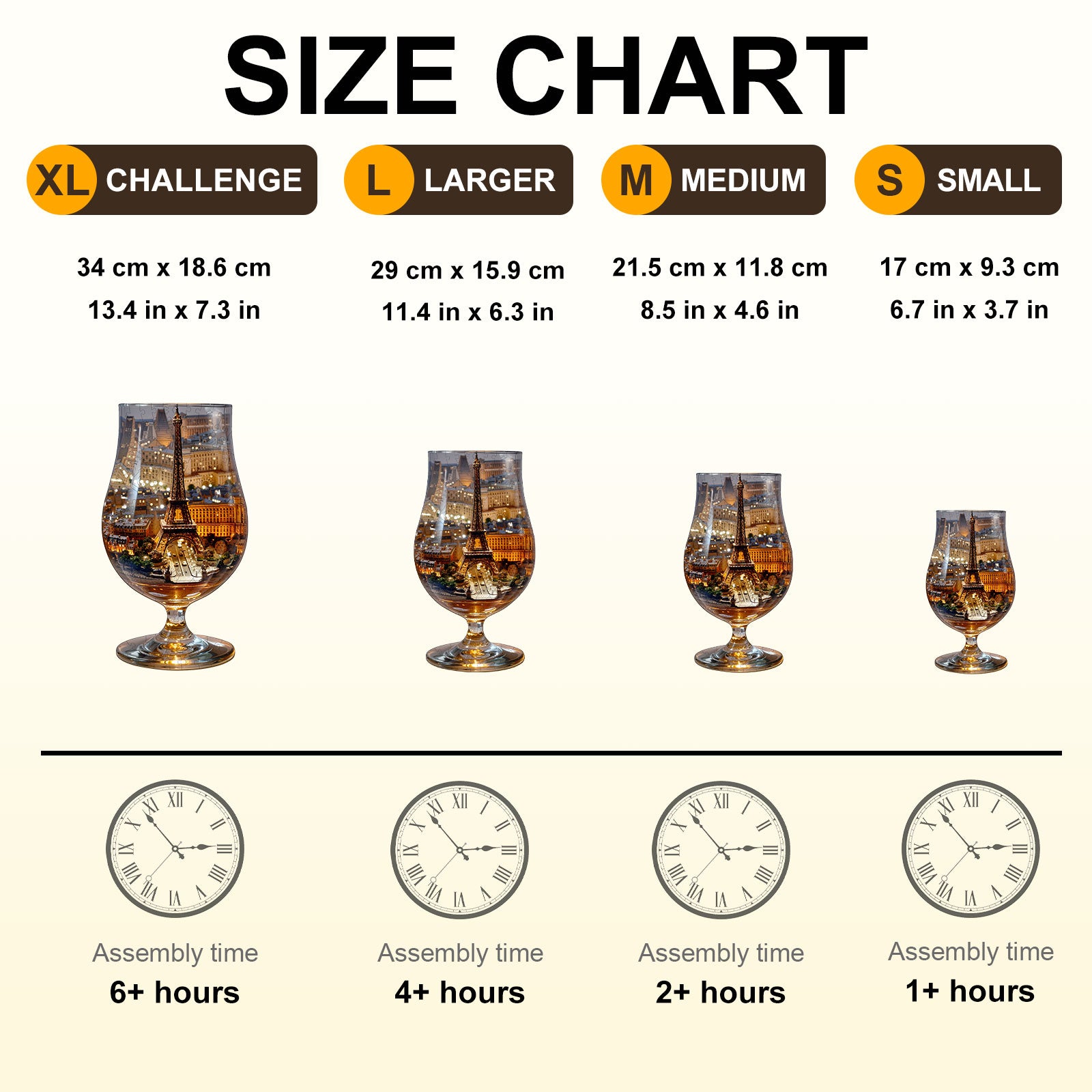 Paris Glow Wooden Jigsaw Puzzle