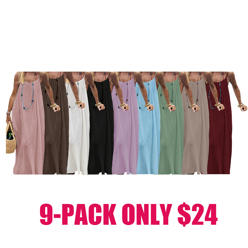 Women’s Summer Backless Cami Dress