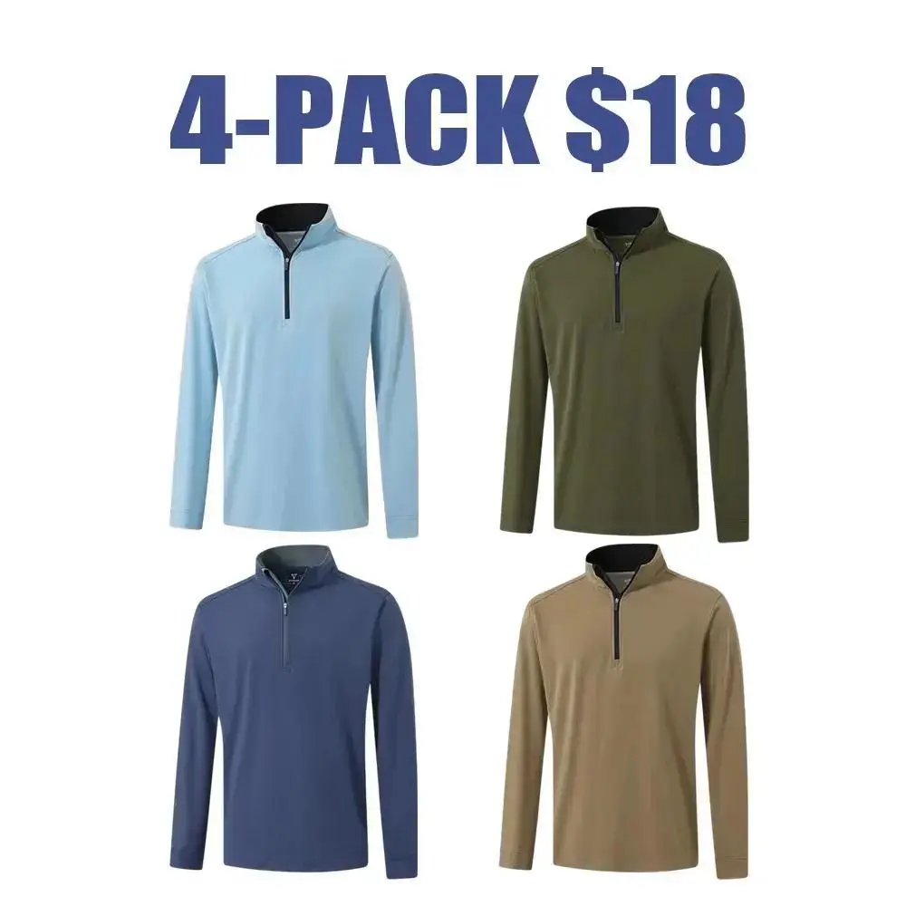 🔥Men's Quarter Zip Golf Pullover