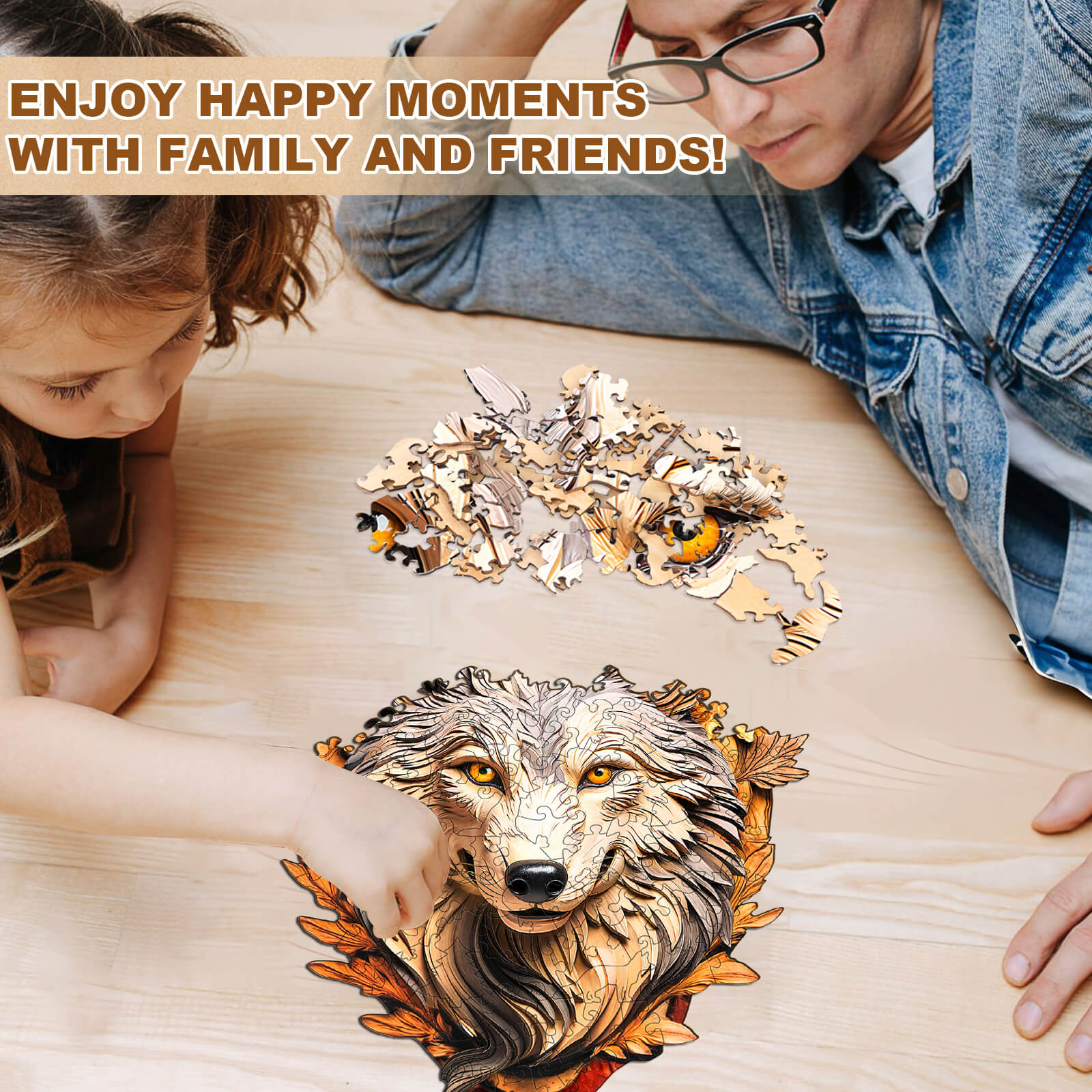 Eternal Wolf Wooden Jigsaw Puzzle