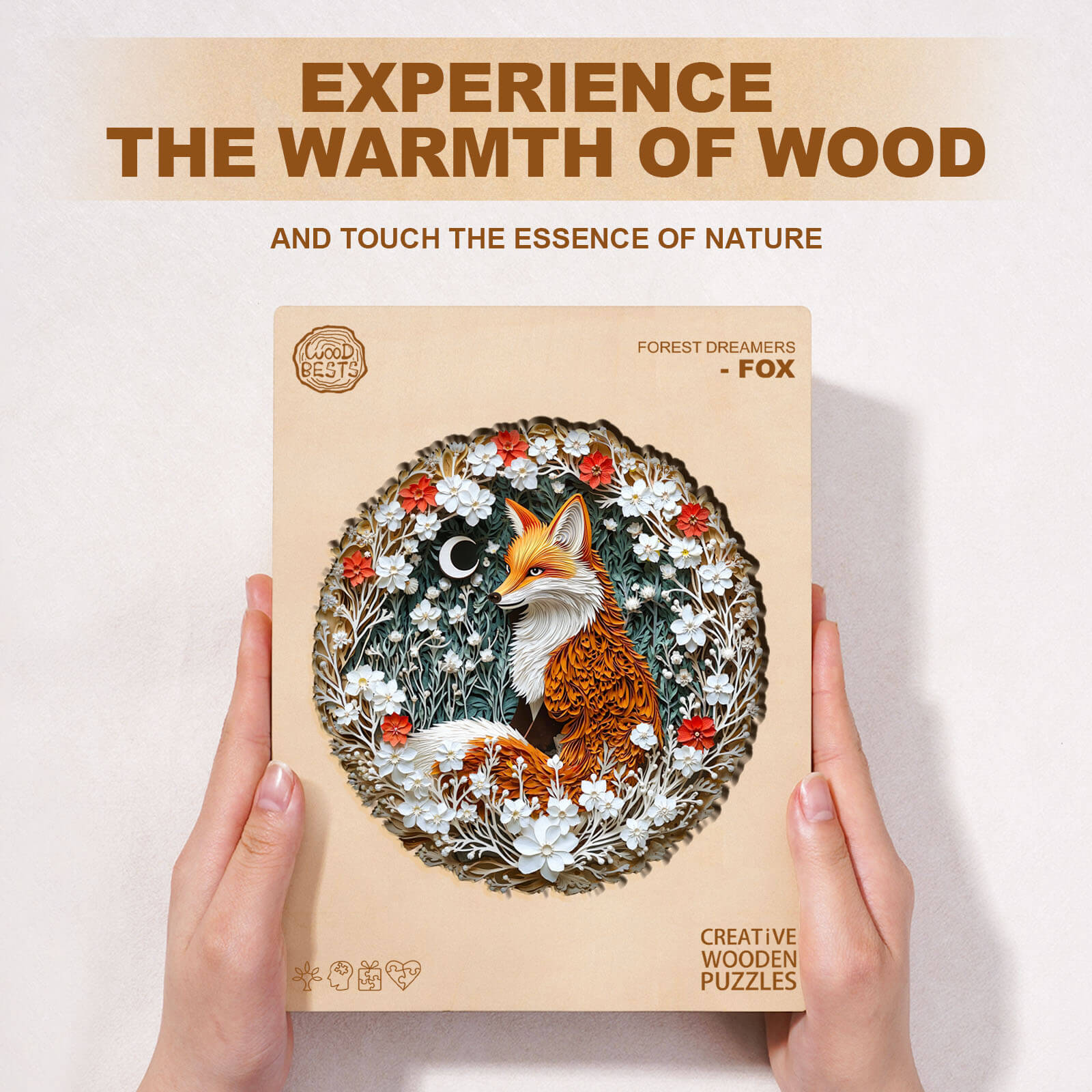 Forest Dreamers-FOX Wooden Jigsaw Puzzle
