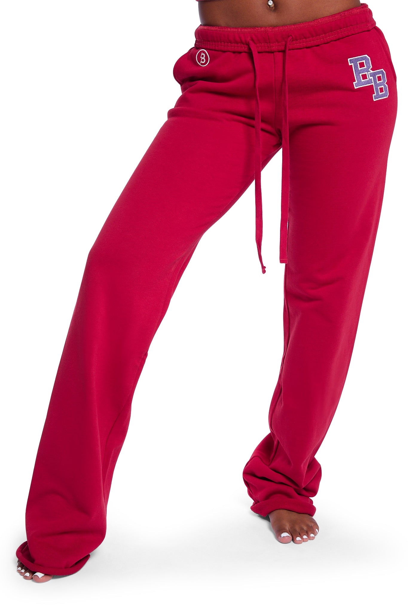 BODY UNIVERSITY SWEATPANTS 2.0 (CHERRY RED/PURPLE)