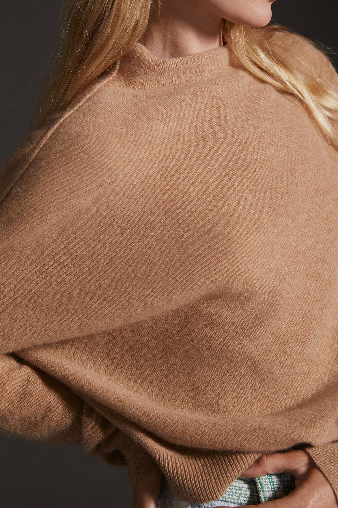 The Cashmere Mock Neck Sweater