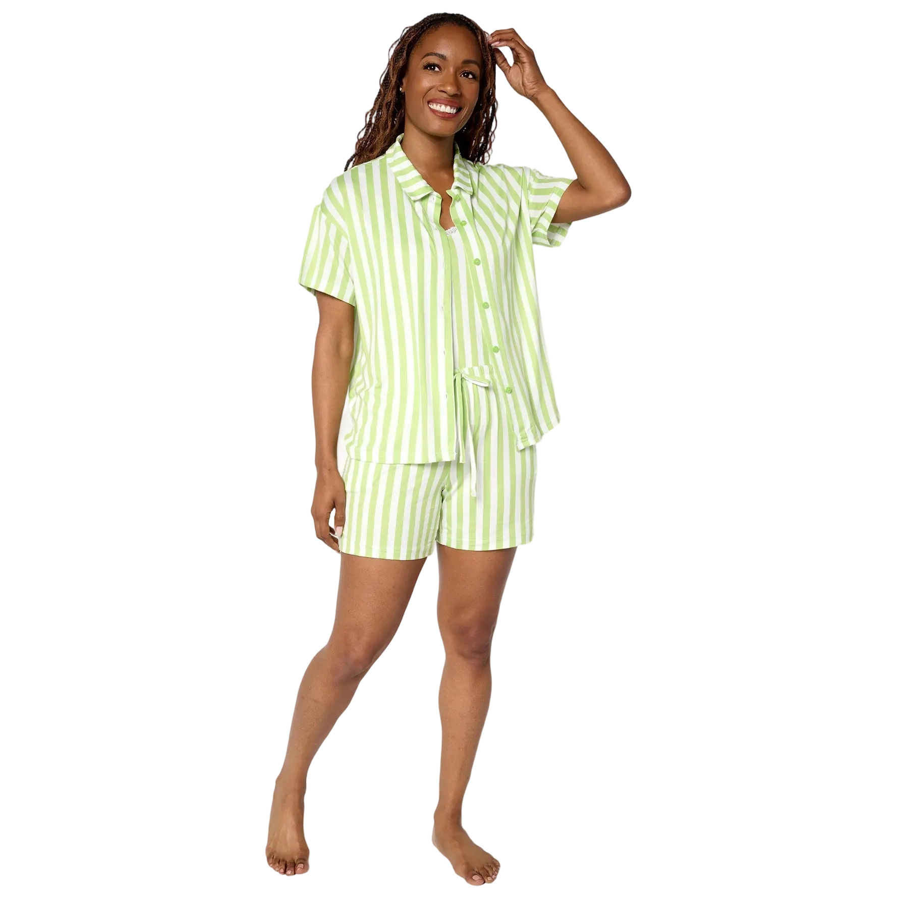✨ Cozy Cloud Knit 3-Piece Pajama Set – Women's Ultra-Soft Sleepwear