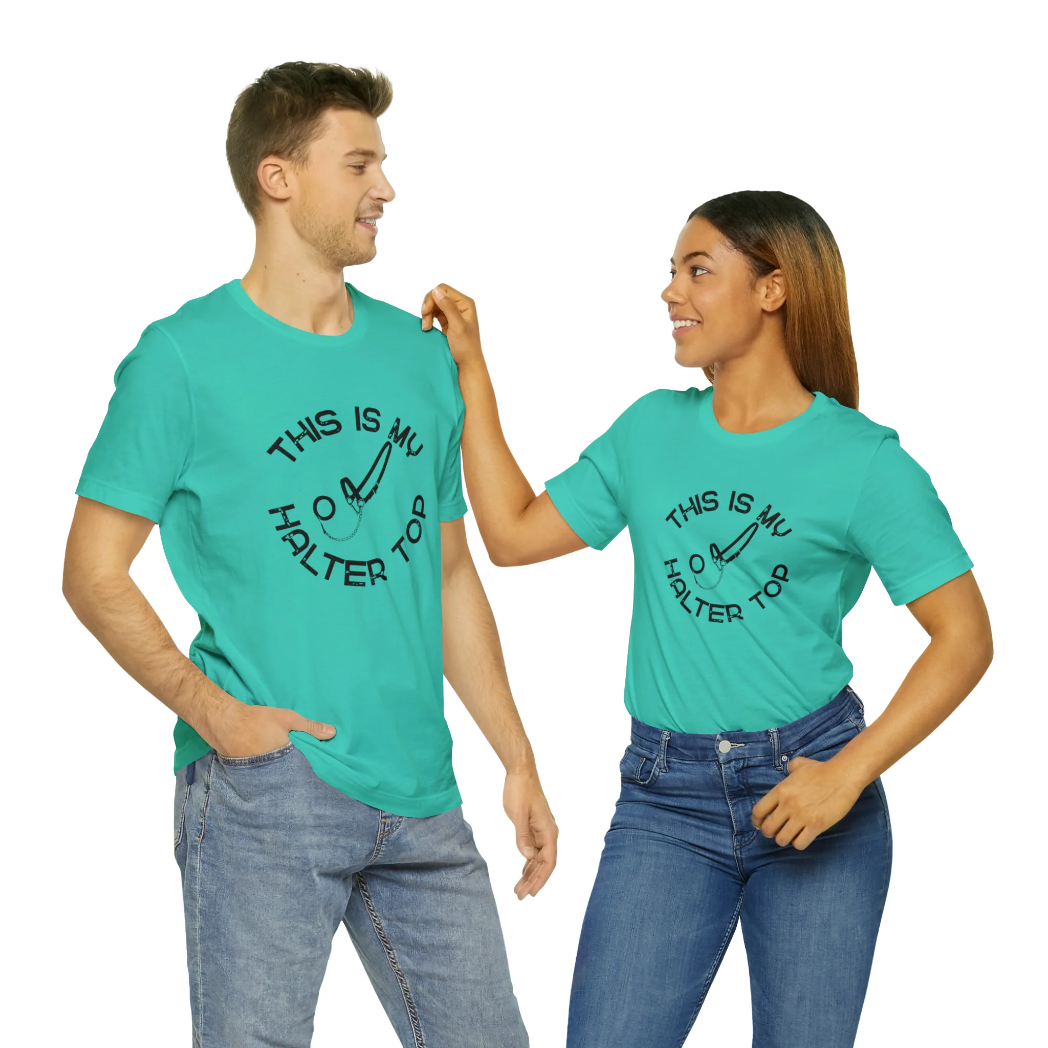 This is My Halter Top Unisex Jersey Short Sleeve Tee
