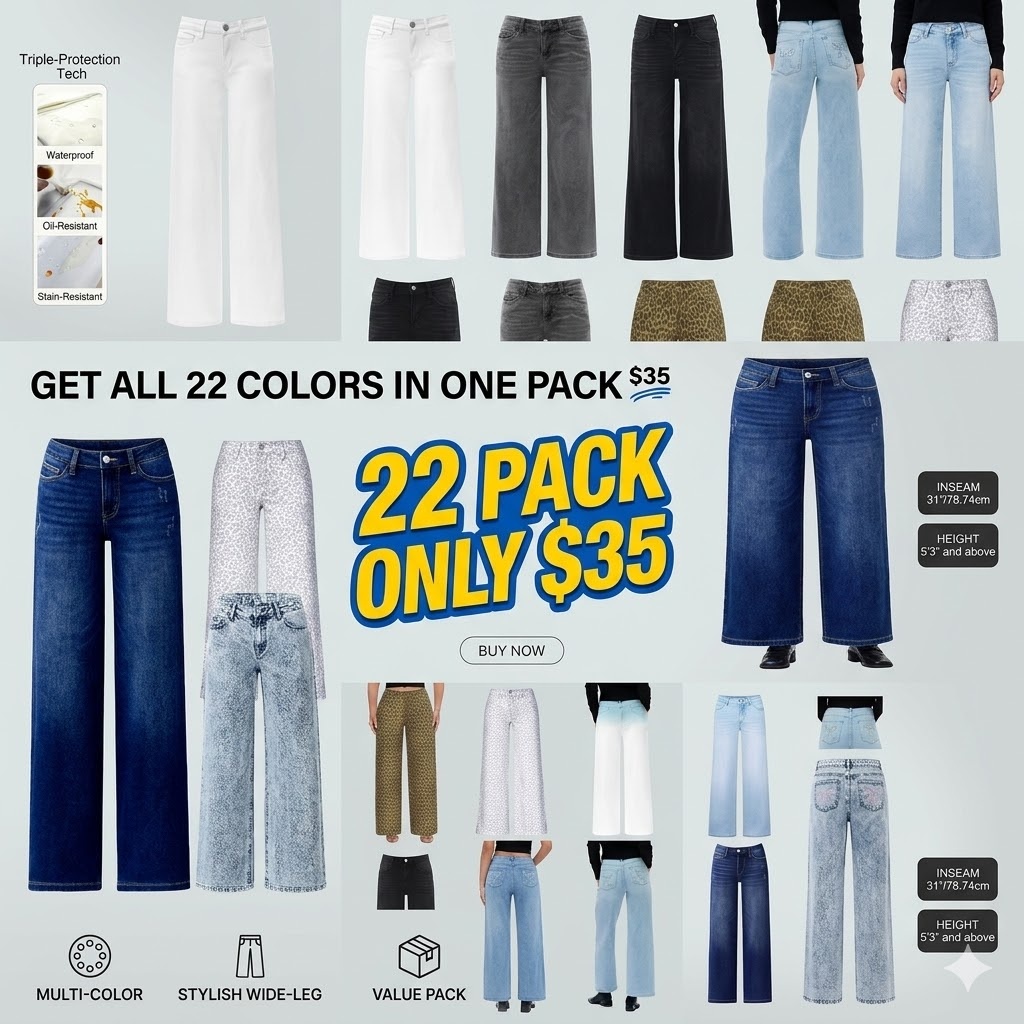 Magic ONESO Mid-low Rise Baggy Jeans