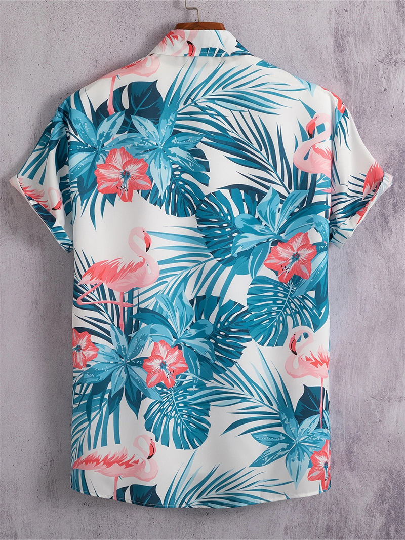 Men's Vacation Short Sleeve Printed Shirts Tops